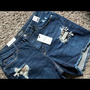 Judy Blue Jean shorts with camo